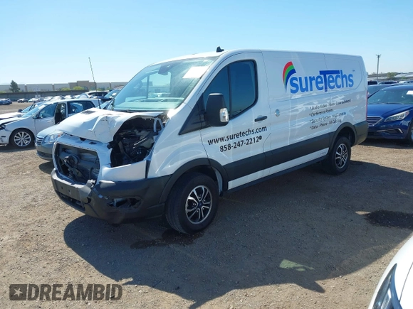 2021 Ford Transit with VIN 1FTBR1YG6MKA39997, listed as a IAAI auction lot 42228463 with 38,559 mi miles and . Bid and sale history available at DreamBid. Image 2.