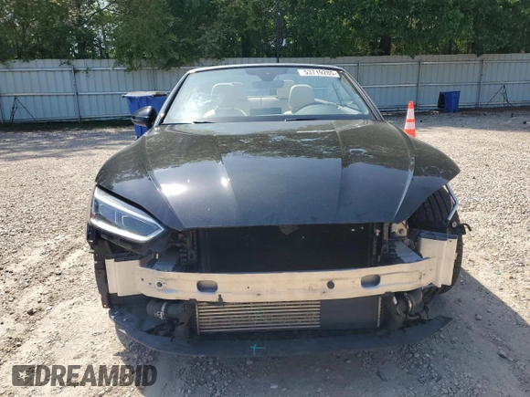 2018 Audi A5 Cabriolet Premium Plus z VIN WAUYNGF59JN009071, wystawiony jako Copart lot #53719285 z przebiegiem 82 038 mil mil oraz Szkoda całkowita • Salvage title. Historia ofert i sprzedaży dostępna na DreamBid. Obrazek 5.