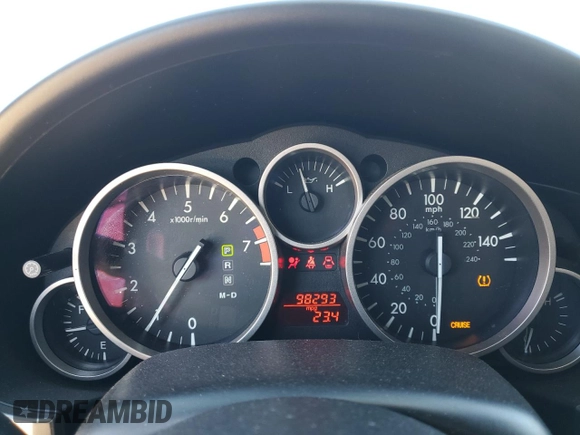 2010 Mazda MX-5 Miata Grand Touring with VIN JM1NC2FFXA0208277, listed as a Copart auction lot 41381815 with 98,293 mi miles and Salvage title. Bid and sale history available at DreamBid. Image 9.