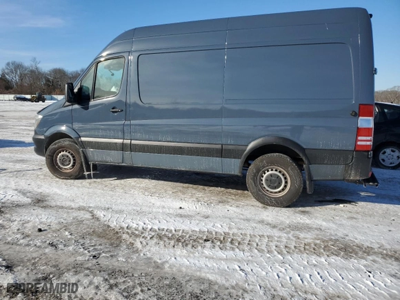 2018 Mercedes-Benz Sprinter Cargo Van Worker with VIN WD3PE7CD4JP637175, listed as a Copart auction lot 42021235 with 121,567 mi miles and Salvage Title. Bid and sale history available at carsss.com. Image 2.