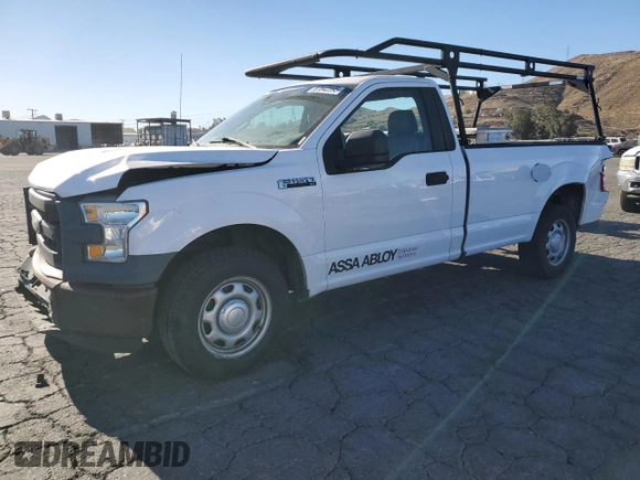 2016 Ford F-150 XL with VIN 1FTNF1CF1GKD83116, listed as a Copart auction lot 87842595 with 169,477 mi miles and Salvage Title. Bid and sale history available at carsss.com. Image 1.