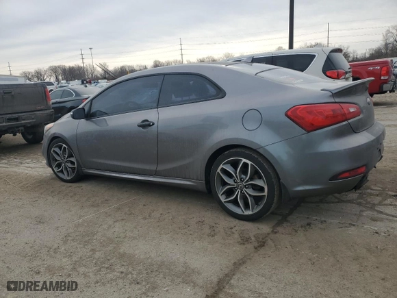 2015 Kia Forte Koup SX with VIN KNAFZ6A31F5380373, listed as a Copart auction lot 43210855 with 108352 miles and Salvage Title. Bid and sale history available at carsss.com. Image 2.