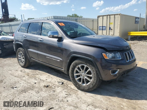 2015 Jeep Grand Cherokee Limited with VIN 1C4RJFBG1FC855685, listed as a Copart auction lot 67348924 with 106,510 mi miles and Salvage Title. Bid and sale history available at carsss.com. Image 4.