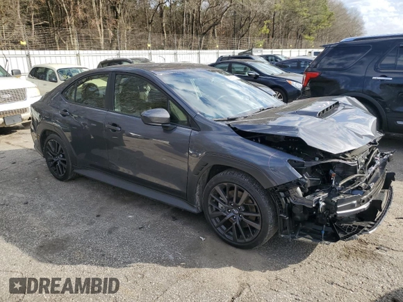 2023 Subaru WRX Premium with VIN JF1VBAF69P9823362, listed as a Copart auction lot 44951115 with 9,515 mi miles and Salvage Title. Bid and sale history available at carsss.com. Image 4.