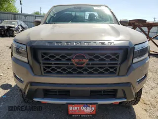 2024 Nissan Frontier Pro-4X with VIN 1N6ED1EK2RN656658, listed as a Copart auction lot 48798475 with 45 mi miles and Salvage title. Bid and sale history available at DreamBid. Image 5.
