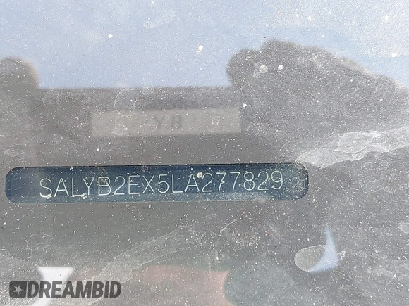 2020 Land Rover Range Rover Velar S with VIN SALYB2EX5LA277829, listed as a IAAI auction lot 42033406 with 91,087 mi miles and . Bid and sale history available at DreamBid. Image 9.