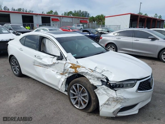 2020 Acura TLX with VIN 19UUB1F33LA001937, listed as a IAAI auction lot 40716068 with 51,973 mi miles. Bid and sale history available at carsss.com. Image 1.