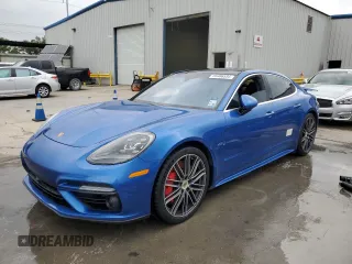 2017 Porsche Panamera Turbo с VIN WP0AF2A70HL150839, выставлен на аукционе Copart как лот 55486534 с пробегом 77 073 миль миль и Списание • Salvage title. История ставок и продаж доступна на DreamBid. Изображение 1.