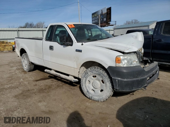 2008 Ford F-150 XL with VIN 1FTRF14V58KC36595, listed as a Copart auction lot 50001495 with 0 mi miles and Salvage Title. Bid and sale history available at carsss.com. Image 1.