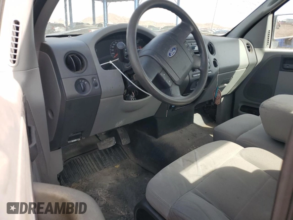 2007 Ford F-150 XL with VIN 1FTRF14W87KC40826, listed as a Copart auction lot 44606865 with 143,457 mi miles and Salvage title. Bid and sale history available at DreamBid. Image 8.