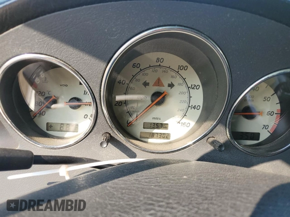 1999 Mercedes-Benz SLK-Class with VIN WDBKK47F9XF127582, listed as a Copart auction lot 71345494 with 187,302 mi miles and Salvage Title. Bid and sale history available at carsss.com. Image 9.