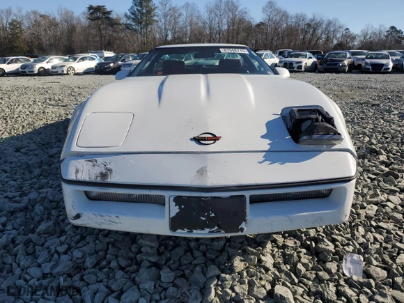 1989 Chevrolet Corvette with VIN 1G1YY2188K5117660, listed as a Copart auction lot 87948715 with 33,388 mi miles and Salvage Title. Bid and sale history available at carsss.com. Image 5.