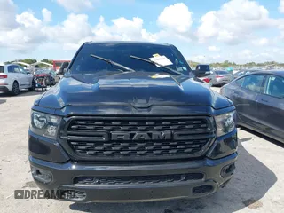 2022 Ram 1500 Big Horn with VIN 1C6SRFFT1NN220669, listed as a IAAI auction lot 41483598 with 1 mi miles. Bid and sale history available at carsss.com. Image 6.