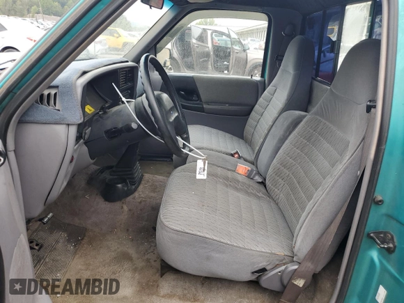 1994 Ford Ranger Splash with VIN 1FTCR10A4RPB83893, listed as a Copart auction lot 73578864 with 223,378 mi miles and Salvage Title. Bid and sale history available at DreamBid. Image 7.