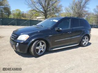 2008 Mercedes-Benz M-Class 6.3L AMG with VIN 4JGBB77E18A351837, listed as a Copart auction lot 53464455 with 156,918 mi miles and Clean Title. Bid and sale history available at carsss.com. Image 1.