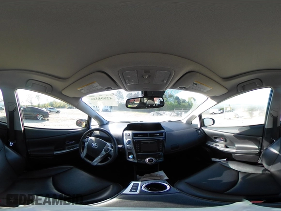 2016 Toyota Prius v Two with VIN JTDZN3EU2GJ042440, listed as a IAAI auction lot 42008316 with 160,000 mi miles. Bid and sale history available at carsss.com. Image 19.