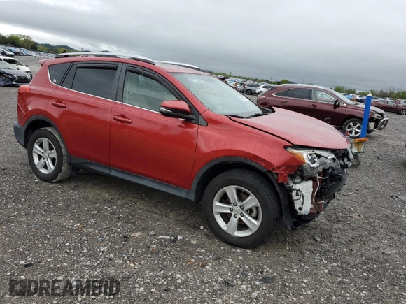 2013 Toyota RAV4 XLE with VIN 2T3RFREV5DW012225, listed as a Copart auction lot 51995745 with 87,610 mi miles and Salvage Title. Bid and sale history available at carsss.com. Image 4.