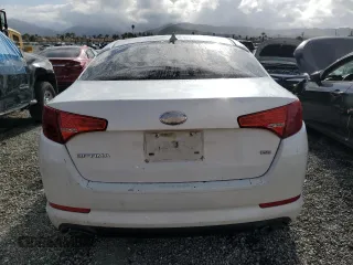 2013 Kia Optima LX with VIN 5XXGM4A77DG227972, listed as a Copart auction lot 51643045 with 138,249 mi miles and Salvage Title. Bid and sale history available at carsss.com. Image 6.