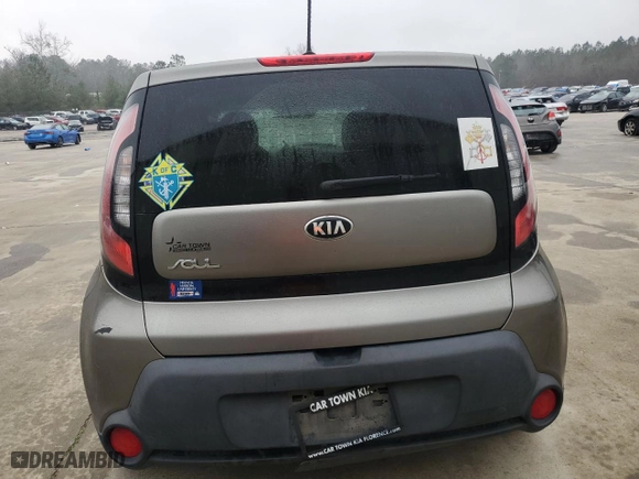 2015 Kia Soul with VIN KNDJN2A20F7190710, listed as a Copart auction lot 46115735 with 158,280 mi miles and Salvage Title. Bid and sale history available at carsss.com. Image 6.