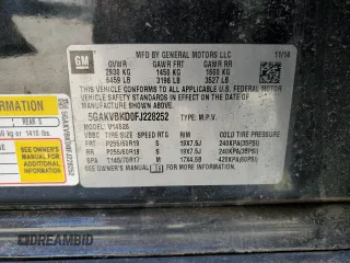 2015 Buick Enclave Leather with VIN 5GAKVBKD0FJ228252, listed as a Copart auction lot 48724465 with 210,103 mi miles and Salvage Title. Bid and sale history available at carsss.com. Image 14.