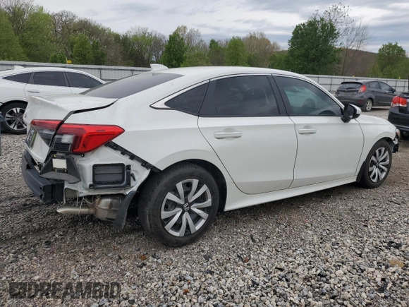 2024 Honda Civic Sedan EX with VIN 2HGFE1F73RH337701, listed as a Copart auction lot 51667985 with 3,180 mi miles and Salvage Title. Bid and sale history available at carsss.com. Image 3.
