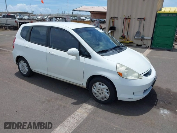 2007 Honda Fit with VIN JHMGD38497S019980, listed as a IAAI auction lot 41955046 with 120,575 mi miles. Bid and sale history available at carsss.com. Image 1.