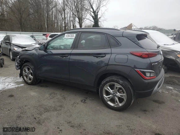 2023 Hyundai Kona SEL with VIN KM8K6CAB8PU045467, listed as a Copart auction lot 41847835 with 4,050 mi miles and Salvage Title. Bid and sale history available at carsss.com. Image 2.