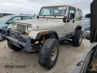 1995 Jeep Wrangler with VIN 1J4FY29S6SP310046, listed as a Copart auction lot 75213564 with 147,111 mi miles and Non Repairable. Bid and sale history available at carsss.com. Image 1.