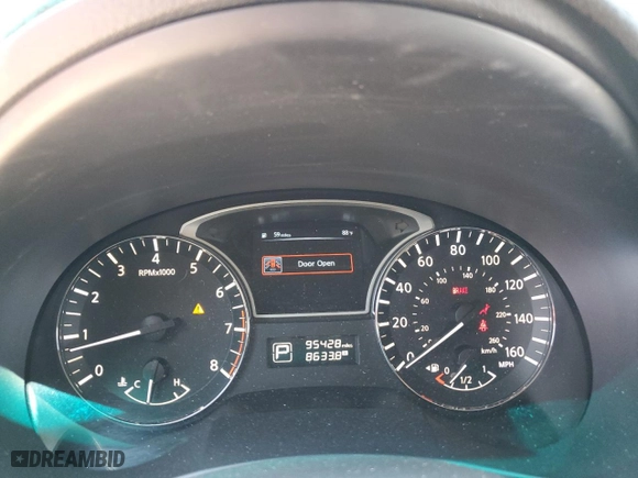 2014 Nissan Altima 2.5 SV with VIN 1N4AL3AP0EC288817, listed as a Copart auction lot 52994395 with 95,428 mi miles and Salvage Title. Bid and sale history available at carsss.com. Image 9.