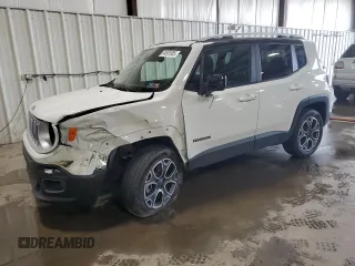 2015 Jeep Renegade Limited with VIN ZACCJBDT4FPB38928, listed as a Copart auction lot 54551955 with 15,689 mi miles and Salvage Title. Bid and sale history available at DreamBid. Image 1.