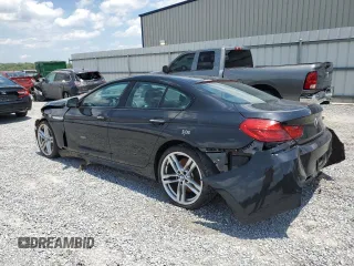 2016 BMW 6 Series 640i with VIN WBA6D0C56GD927512, listed as a Copart auction lot 57964824 with 0 mi miles and Salvage Title. Bid and sale history available at carsss.com. Image 2.