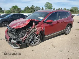 2022 Honda CR-V Touring with VIN 7FARW2H94NE031060, listed as a Copart auction lot 55884655 with 34,419 mi miles and Salvage title. Bid and sale history available at DreamBid. Image 1.