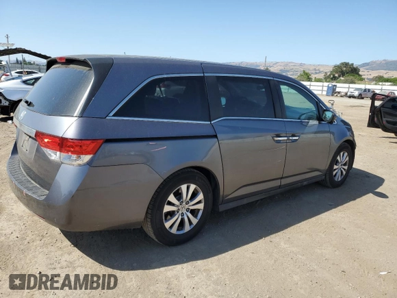 2014 Honda Odyssey EX z VIN 5FNRL5H40EB061571, wystawiony jako Copart lot #58437235 z przebiegiem 59 954 mil mil oraz Szkoda całkowita • Salvage title. Historia ofert i sprzedaży dostępna na DreamBid. Obrazek 3.