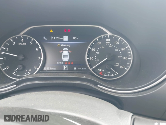2023 Nissan Maxima SV with VIN 1N4AA6CV0PC510472, listed as a IAAI auction lot 42337170 with 53,633 mi miles and . Bid and sale history available at DreamBid. Image 7.