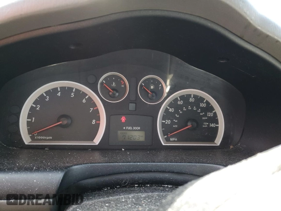 2006 Hyundai Santa Fe GLS with VIN KM8SC73D36U089535, listed as a Copart auction lot 47347174 with 71,203 mi miles and Salvage Title. Bid and sale history available at carsss.com. Image 9.