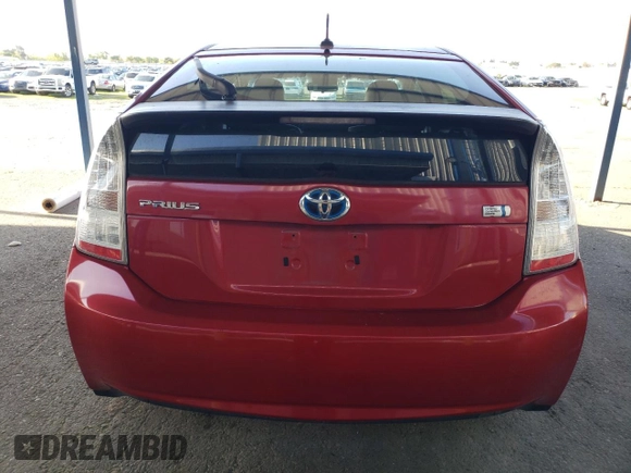 2011 Toyota Prius I with VIN JTDKN3DU3B0323289, listed as a Copart auction lot 51705975 with 159,482 mi miles and Salvage Title. Bid and sale history available at carsss.com. Image 6.