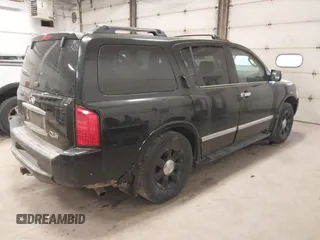 2005 Infiniti QX56 with VIN 5N3AA08CX5N808272, listed as a IAAI auction lot 41790423 with 199,524 mi miles. Bid and sale history available at carsss.com. Image 4.