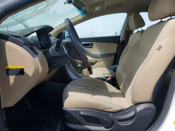 2013 Hyundai Elantra Limited with VIN 5NPDH4AE7DH249156, listed as a Copart auction lot 55847945 with 40,236 mi miles and Salvage Title. Bid and sale history available at DreamBid. Image 7.
