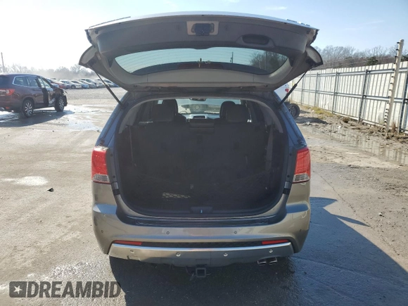 2012 Kia Sorento SX with VIN 5XYKW4A25CG212101, listed as a Copart auction lot 47440555 with 149,970 mi miles and Salvage Title. Bid and sale history available at carsss.com. Image 6.