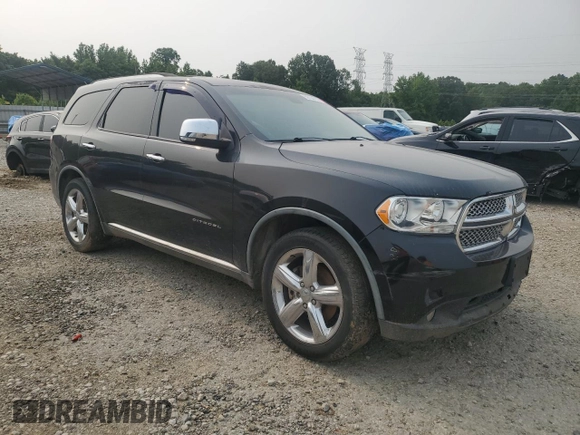 2011 Dodge Durango Citadel with VIN 1D4SD5GT5BC613570, listed as a Copart auction lot 59104185 with 169,620 mi miles and Clean title. Bid and sale history available at DreamBid. Image 4.