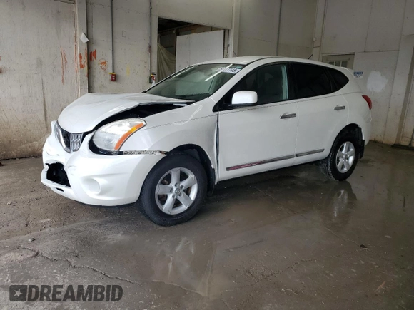 2013 Nissan Rogue S with VIN JN8AS5MT7DW516458, listed as a Copart auction lot 54411145 with 144,783 mi miles and Salvage Title. Bid and sale history available at carsss.com. Image 1.