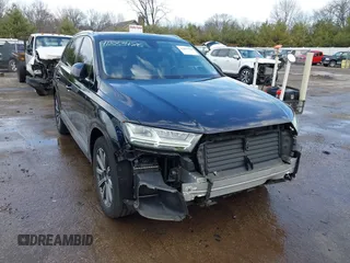 2019 Audi Q7 Premium Plus with VIN WA1LAAF79KD014229, listed as a IAAI auction lot 41883486 with 77,574 mi miles and . Bid and sale history available at DreamBid. Image 1.