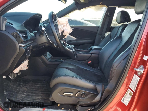2022 Acura RDX PMC Edition with VIN 5J8TC2H81NL001921, listed as a Copart auction lot 80665954 with 57,354 mi miles and Salvage Title. Bid and sale history available at carsss.com. Image 7.
