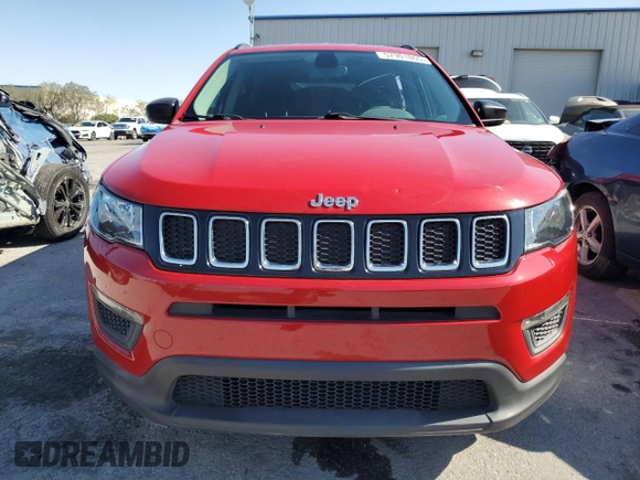 2019 Jeep Compass Sport with VIN 3C4NJCABXKT613530, listed as a Copart auction lot 57901865 with 102,530 mi miles and Salvage title. Bid and sale history available at DreamBid. Image 5.