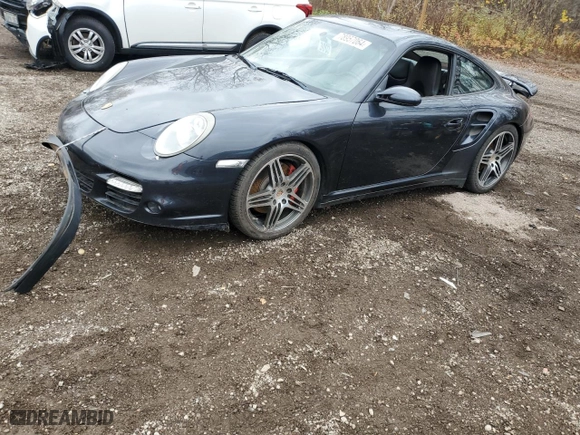 2007 Porsche 911 Turbo with VIN WP0AD29977S785458, listed as a Copart auction lot 78957064 with 108,780 mi miles and Clean Title. Bid and sale history available at carsss.com. Image 1.