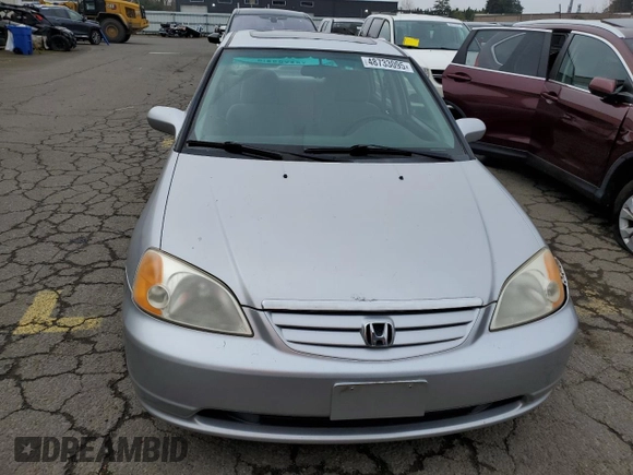 2002 Honda Civic z VIN JHMES26842S001599, wystawiony jako Copart lot #48733095 z przebiegiem 112 849 mil mil oraz Czysty tytuł • Clean title. Historia ofert i sprzedaży dostępna na DreamBid. Obrazek 5.