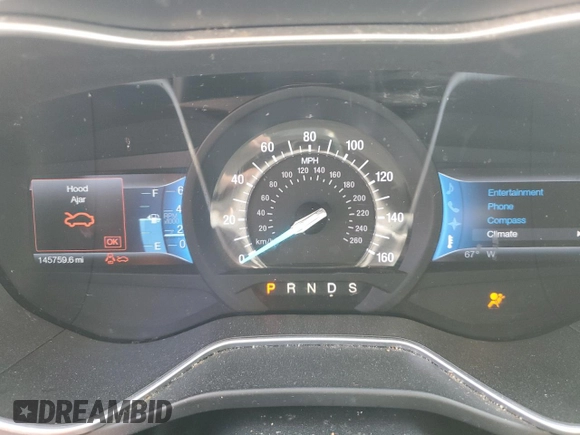 2014 Ford Fusion Titanium with VIN 3FA6P0K98ER164935, listed as a Copart auction lot 53488255 with 145,759 mi miles and Clean Title. Bid and sale history available at DreamBid. Image 9.