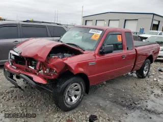 2008 Ford Ranger XLT with VIN 1FTYR44U48PB14387, listed as a Copart auction lot 85866864 with 97,677 mi miles and Salvage Title. Bid and sale history available at carsss.com. Image 1.