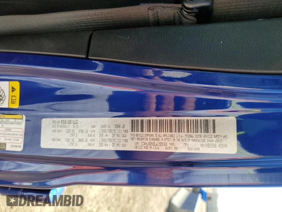2020 Jeep Wrangler Unlimited Sport S z VIN 1C4HJXDN3LW159143, wystawiony jako Copart lot #62864815 z przebiegiem 33 816 mil mil oraz Nie do naprawy • Non repairable. Historia ofert i sprzedaży dostępna na DreamBid. Obrazek 13.