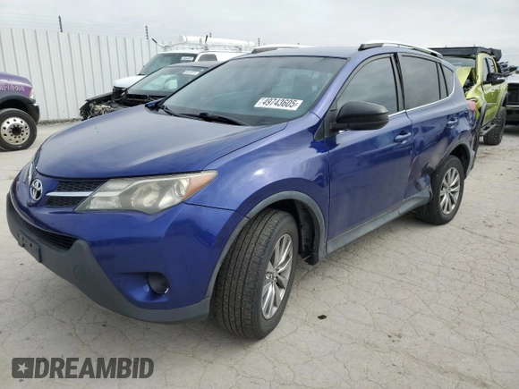 2015 Toyota RAV4 LE with VIN 2T3BFREV8FW382816, listed as a Copart auction lot 49743605 with 0 mi miles and Salvage Title. Bid and sale history available at carsss.com. Image 1.